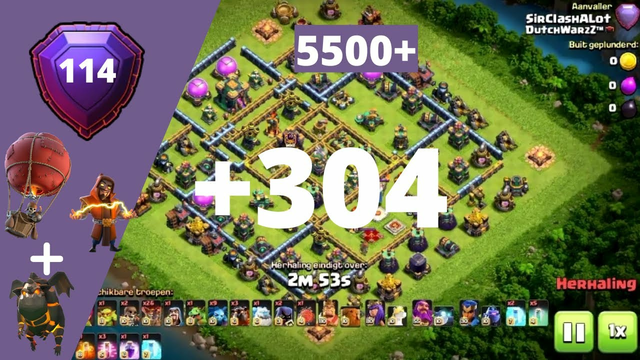5500+ | WRECKING PRO PLAYERS IN LEGENDS | CLASH OF CLANS | TH14