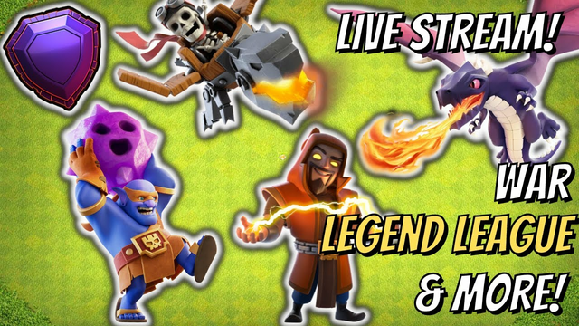 New Legend League & War Strategy, Super Bowlers! Live Stream - Clash of Clans