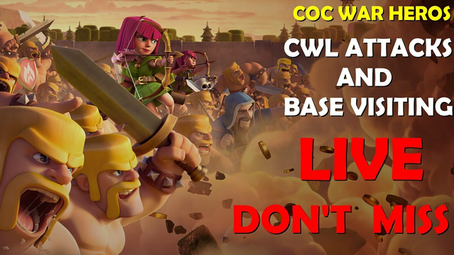 COC LIVE BASE VISIT AND ATTACKS