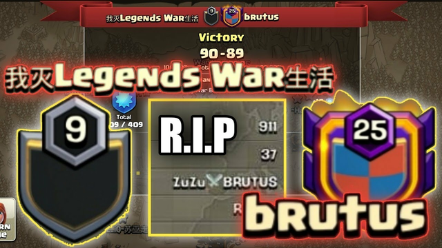 Legends War vs Brutus | Th14 Legendary War Attacks | Clash Of Clans