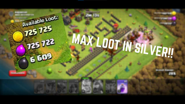 All time high loot! silver coc Clash of Clans gameplay