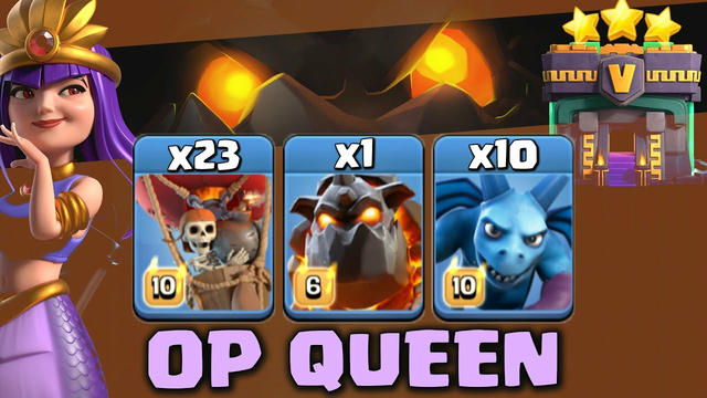GAME CHANGER QUEEN WALK ft Lavaloon! Th14 Never Fail Strategy - Clash Of Clans