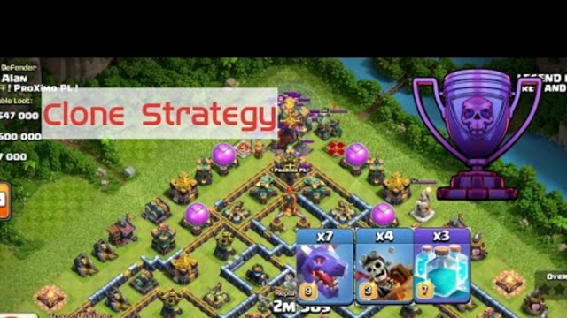 Skybrid Clone Strategy Th 14 Legend League Attacks - Clash Of Clans