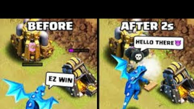 Clash Of Clans Funny Moments | COC Glitches, Fails, Wins, and Troll Compilation - part 8 #shorts