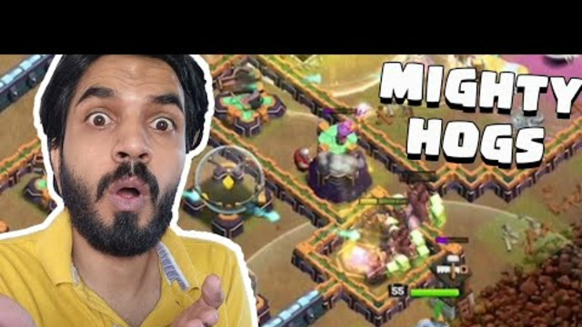 He Did Mass Hog Riders Without Heal Spell | Clash Of Clans | Coc