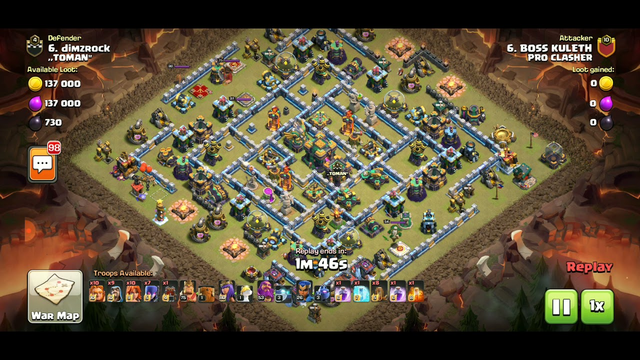 CLASH OF CLANS 3 STAR ATTACK - TH 14
