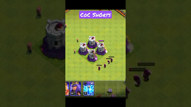 Wizard vs Wizard Towers | CoC ShOrts | clash of clans |