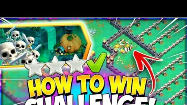 How To 3 Star Pumpkin Graveyard Challenge (Clash of Clans)