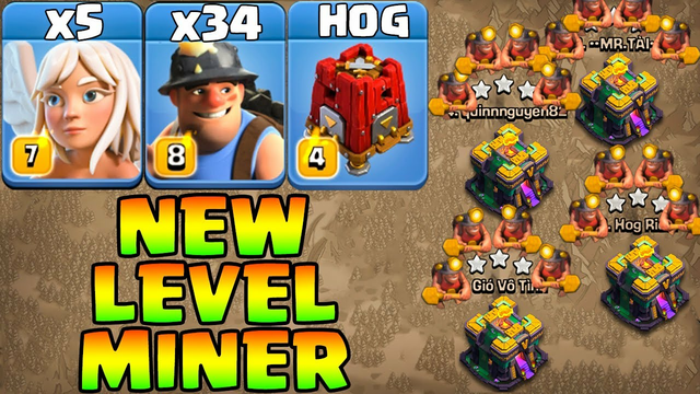 New Level Miner Attack Town Hall 14 !! Th14 Attack Strategy 2021 Clash Of Clans