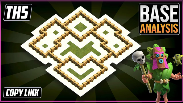 NEW ULTIMATE TH5 HYBRID/TROPHY Base 2021!! COC Town Hall 5 (TH5) Trophy Base Design - Clash of Clans