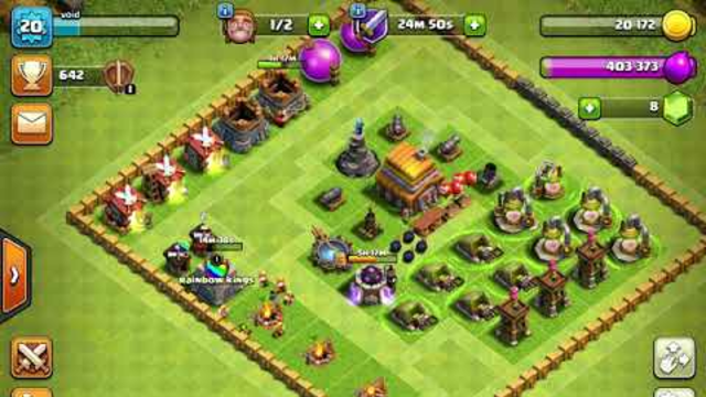 Clash of clans (part 1 of staying at base part 2 might come out tomorrow)use subtitles