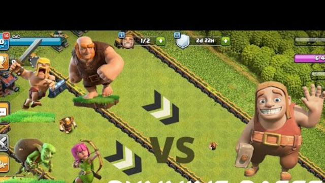Clash Of Clans | Running Race | Builder Vs Troops