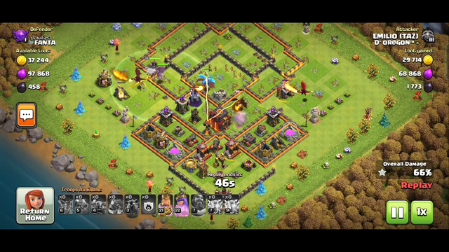 Clash of clans | Easy 3 star on TH10 no wrecker needed just tactics