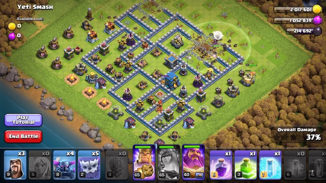 Easily 3 Star the Yeti Smash Clash of Clans