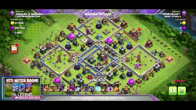 Watch me play live Clash of Clans via Omlet Arcade! legend attack for clash of clan