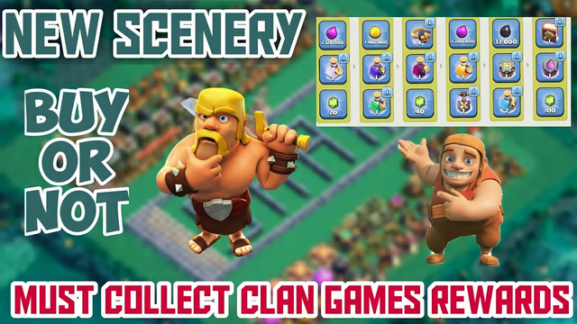 Must Collect Clan games rewards , New scenery Buy or not ? Clash of clans Tamil #Shan
