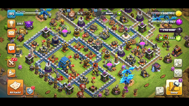 My favorite home base TH 12 ( clash of clans)