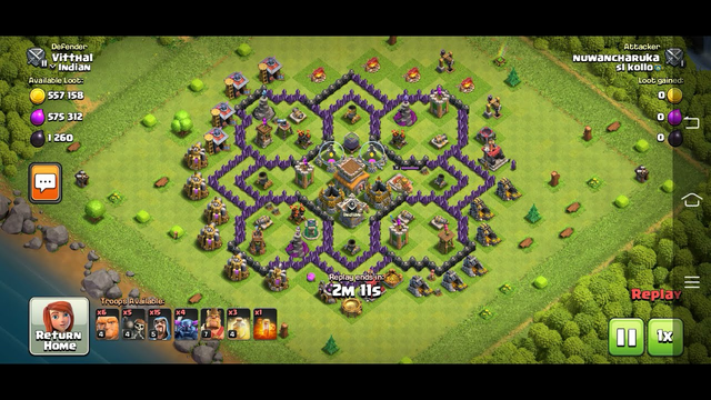 P.E.K.K.A attack on Town Hall 7 | Clash of clans