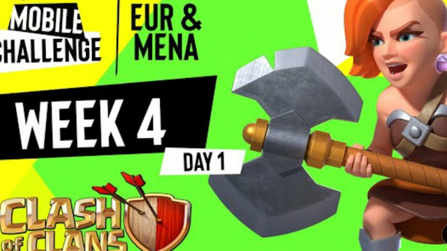 EUR/MENA Clash of Clans | Week 4 Day 1 | ESL Mobile Challenge Fall 2021