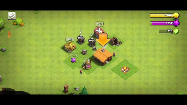Clash of clans Rush to townhall 4 in 5 mins (Tip) Best Method for beginners
