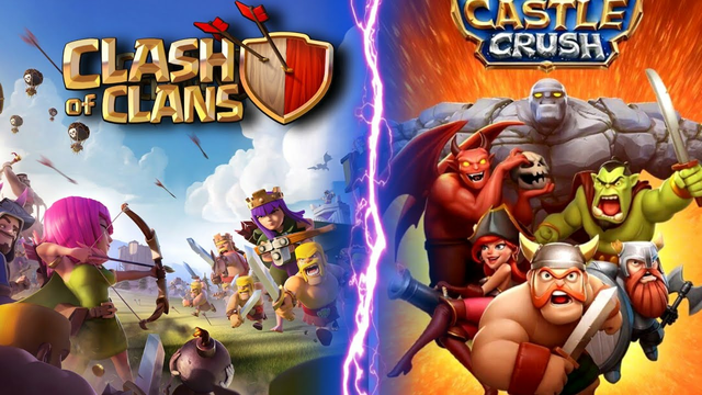 Castle crush Vs Clash of clans!  Who is better