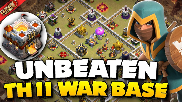 NEW UNBEATEN TH11 WAR BASE DESIGN | TOURNAMENT TH11 BASE | With Replays & Copy Link | Clash Of Clans