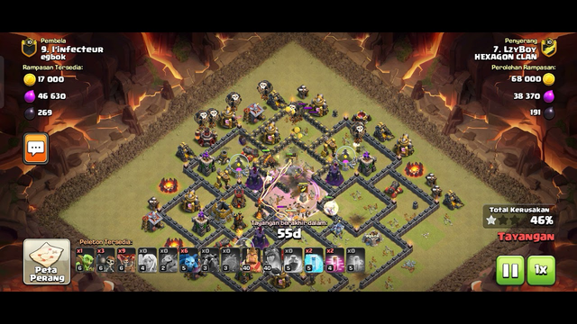 TH 10 QUEEN WALK LAVALOON | Clash of Clans