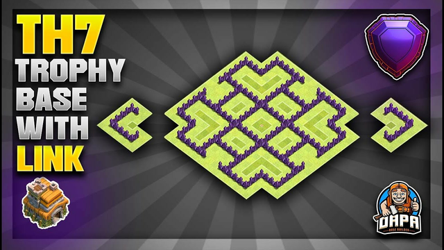 *YOU SHOULD TEST THIS DESIGN!* NEW TH7 Trophy/Defensive BASE Design 2021 - Clash of Clans
