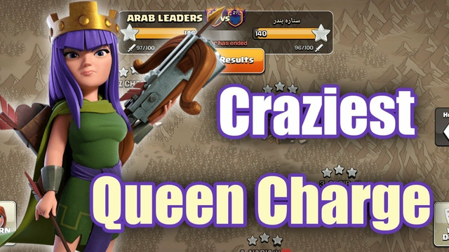 ARAB LEADERS | Th14 Craziest Queen Charge | Clash Of Clans