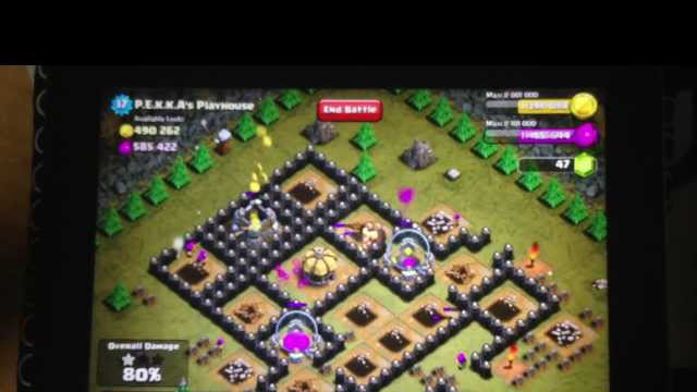 [EXPIRED] Clash of Clans, Level 49 P.E.K.K.A's Playhouse 100% (iPhone recording)