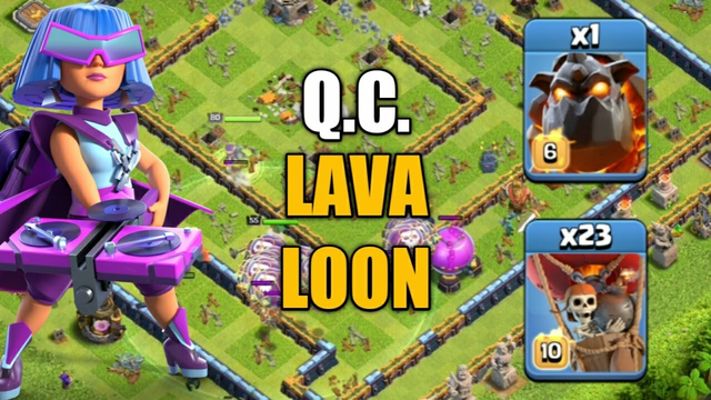 Queen Charge LALO | Th14 Lava Loon Attack Strategy in Legend League - Clash Of Clans