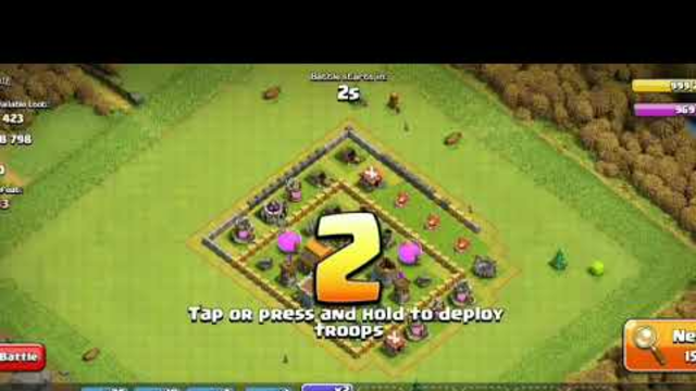 Clash of clans||Town hall 5 attack Clash of clans|| Coc new tricks