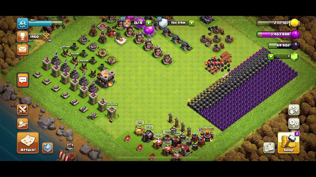 Failed experiment in clash of clans