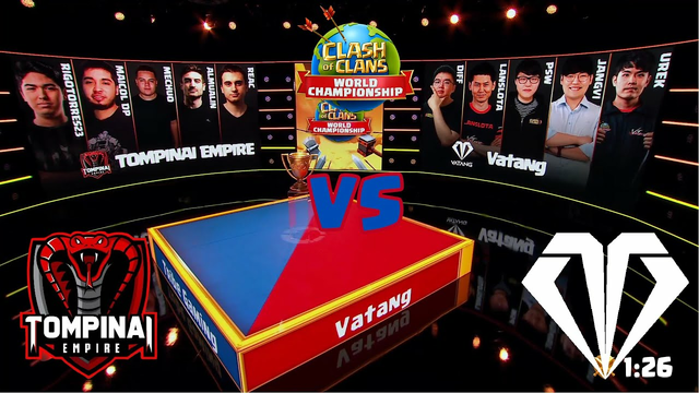 TOMPINAI EMPIRE vs Vatang (LB) World Championship Clash of Clans Finals Day 2