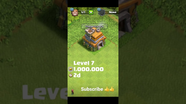Town Hall All Levels + Animation + Cost + Time | Clash of Clans