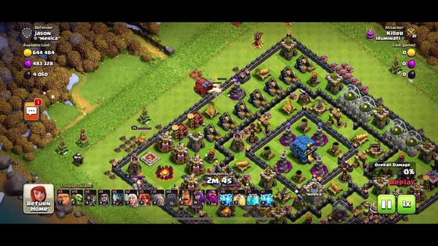 Clash of Clans How To get 600k Gold and 4k Dark Elixir from an attack