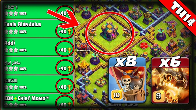 Super Dragon Attack With 5 Freeze Spell !! Best Th14 Super Dragon Attack Strategy Clash Of Clans