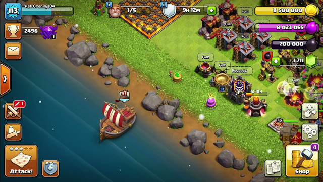 Staring my upgrade to th11 in Clash of Clans!