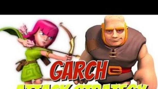 Clash Of Clans: Attacks Using Giants+Archers=Garch Strategy! Th5- Abdallah ZEDS
