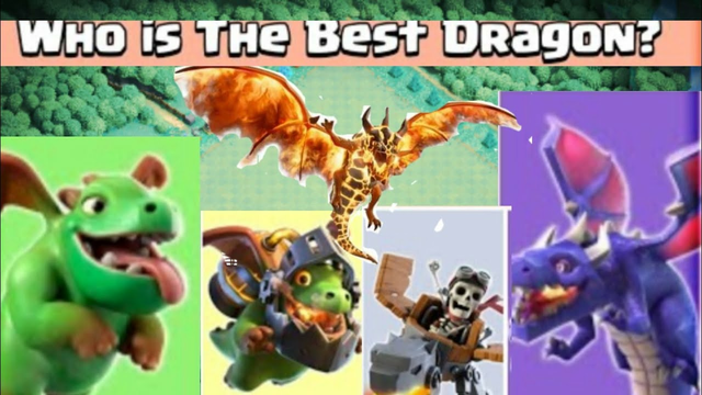 Who is better DRAGON? Dragon family comparison in Clash of Clans