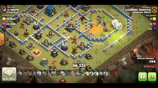 War attack TH 12 - Clash of Clans Indonesia