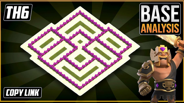 New ULTIMATE TH6 HYBRID/TROPHY[defense] Base 2022!! Town Hall 6 Hybrid Base Design - Clash of Clans