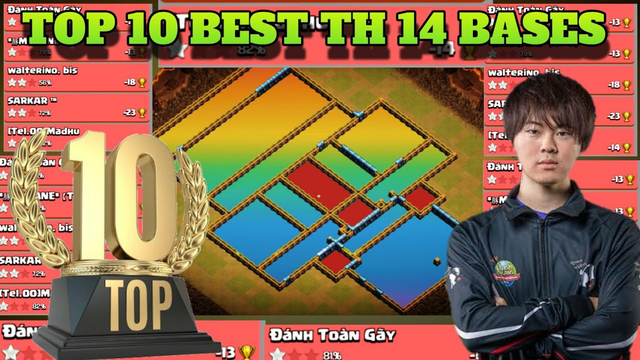 The Best 10 TH14 Legend War CWL Bases Only 1 Star Clash Of Clans WAR Base With Link Anti 2 THE BEST