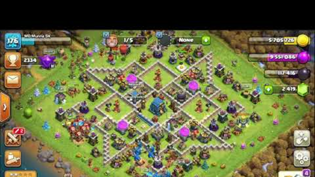 Clash Of Clans Best loot Ever Multiple and War Attacks   iToxicPro Gameplay Part 4