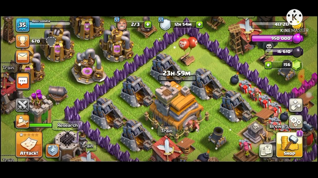 clash of clans Gameplay in 4 minutes