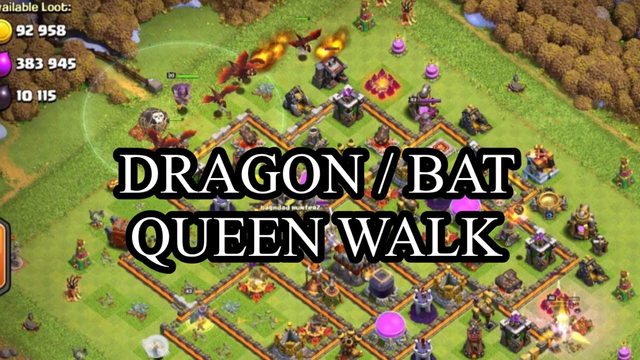 BEST TROOPS FOR TH11 | DRAGBAT + QUEEN WALK | CLASH OF CLANS