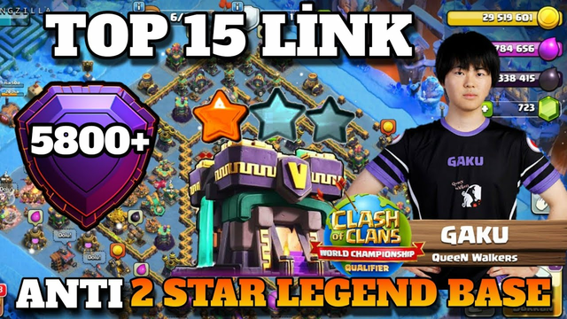 The Best 15 TH14 Legend War CWL Bases Only 1 Star Clash Of Clans WAR Base With Link Anti 2 THE BEST