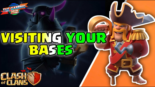 How to gain subscribers playing CLASH OF CLANS || Visiting bases || THE GAMING HUB
