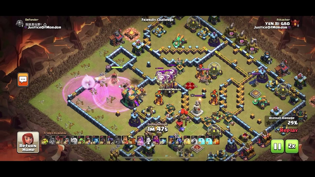Doin Some hype Th14 super witch attacks clash of clans