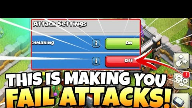 This Default SETTING can make your attacks FAIL! Turn it OFF! TH10-14 War | Clash of Clans
